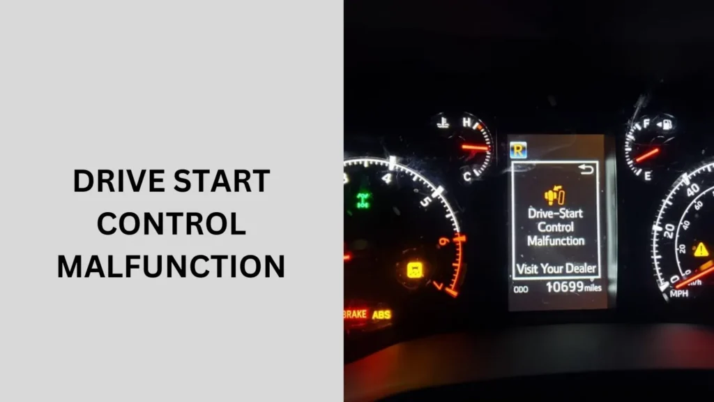 drive start control malfunction