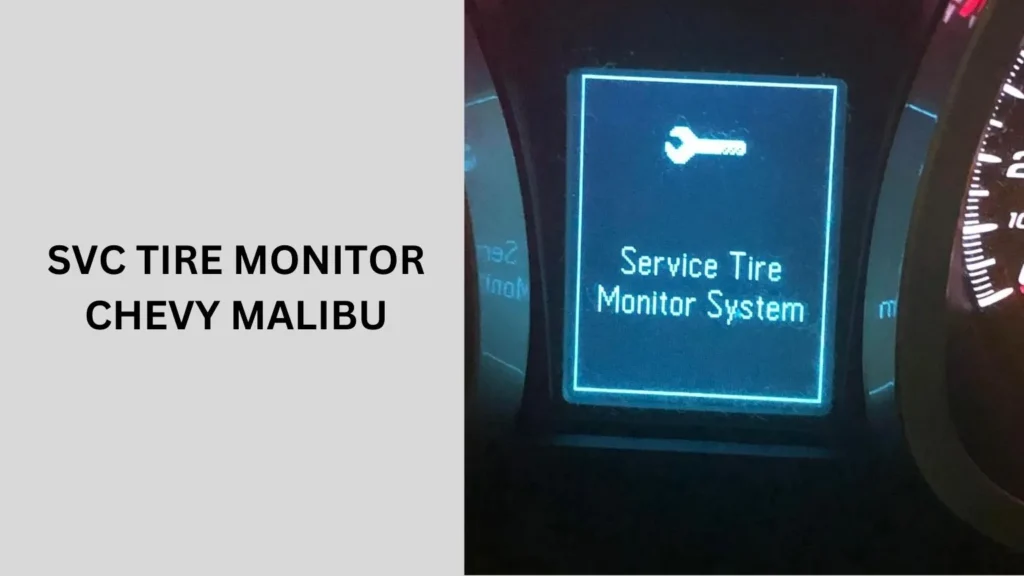 SVC Tire Monitor Chevy Malibu