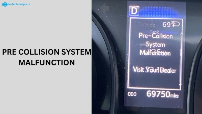 pre collision system malfunction